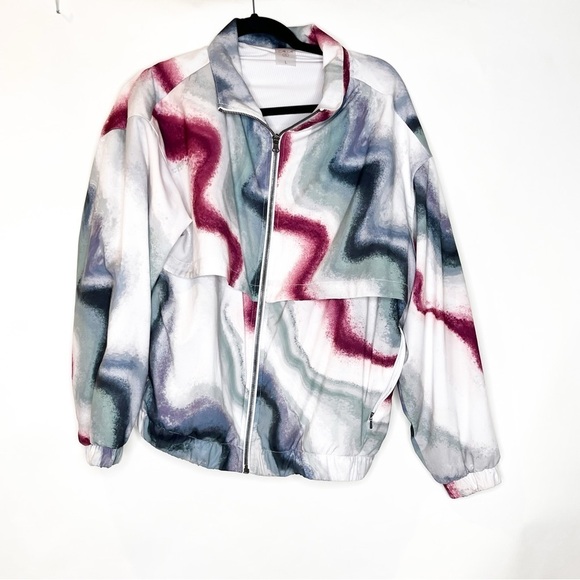 CALIA | Carrie Underwood Jacket Full Zip Lined Airbrush Multicolor - Picture 2 of 6